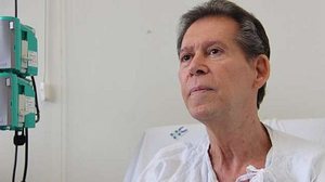 O mineiro Vamberto de Castro, de 62 anos, tinha um câncer terminal. Cerca de 1 mês após o tratamento, ele não apresenta mais sinais da doença | Hugo Caldato/Divulgação