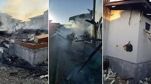 Imagem Criança morre ao ficar presa em casa que pegou fogo; vizinhos tentaram salvá-la por parede