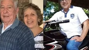 Joana Fátima Sanches Carrasco, 70, Aparecido Roberto Carrasco, 74, e o genro deles, Valdinei de Souza1 57, foram achados mortos | Reprodução/Arquivo Pessoal