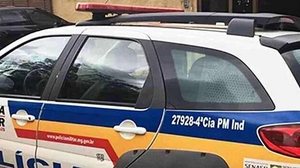 Menino escutou o pedido de socorro da mãe e ligou para um tio, que acionou a polícia | Foto: Divulgação/PM-MG