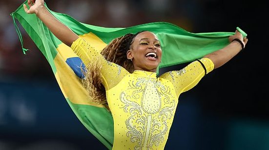 A brasileira Rebeca Andrade é medalha de prata em Paris | Luiza Moraes / COB
