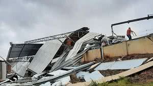 Imagem Defesa Civil diz que tempestade em Santa Catarina formou tornado