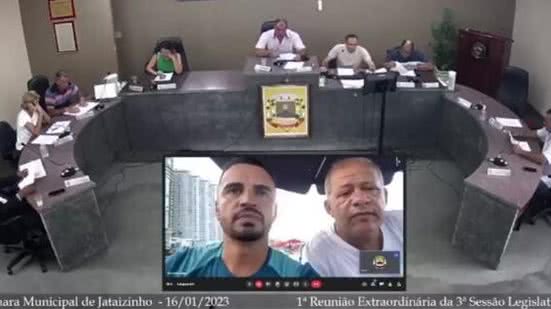 Na ata da reunião, consta que ambos participaram de forma "remota" da sessão legislativa | Foto: Reprodução