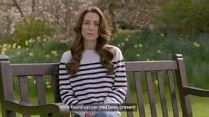 Kate Middleton anunciou que ela está com câncer e fazendo quimioterapia em 22 de março de 2024. — Foto: Reprodução/redes sociais