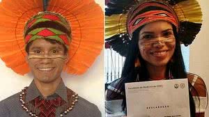 Formatura de índios em Medicina viraliza dois anos depois | reprodução / Redes Socais