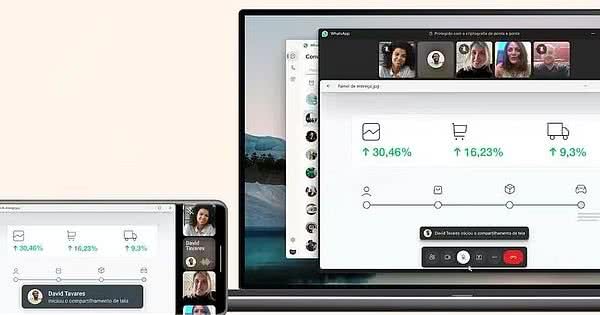 WhatsApp lança compartilhamento de tela durante chamada de vídeo