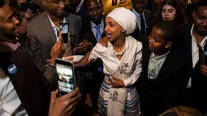 Ilhan Omar é refugiada somali e muçulmana e foi eleita | Twitter