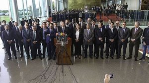 Imagem Bolsonaro diz que "manifestações pacíficas são bem-vindas" e critica cerceamento do direito de ir e vir