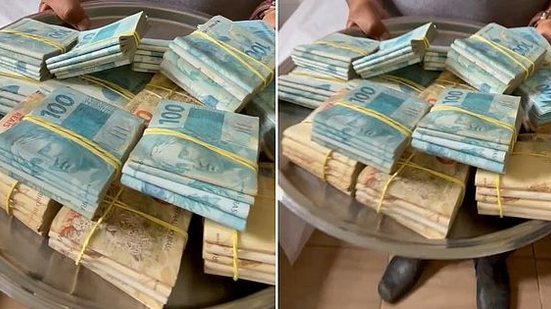 Segundo informações da Polícia Civil, o homem gravou um vídeo em que mostrava o dinheiro em espécie, dizendo que estaria em Igreja Nova para pagar uma aposta | Reprodução