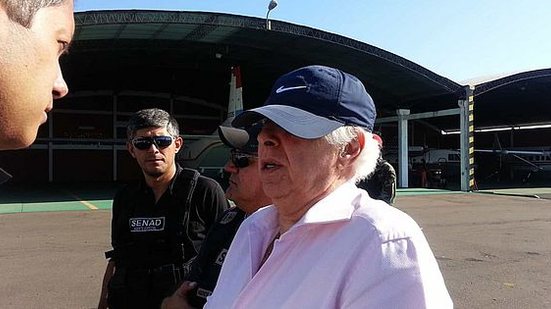 Condenado a mais de 170 anos de prisão pelo estupro de pacientes, Abdelmassih voltou em julho para a penitenciária em Tremembé | Foto: Divulgação/Secretaria Nacional De Antidrogas do Paraguai