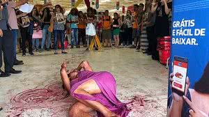 Protesto em supermercado na Zona Leste de Teresina | Arquivo Pessoal/Marcelo Filho