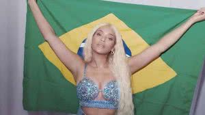 Beyoncé subiu ao palco em Salvador por cerca de três minutos | Foto: Reprodução / Redes sociais