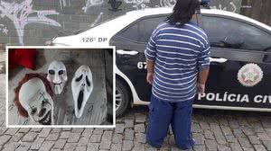 Imagem 'Pedófilo palhaço' é preso com fotos de crianças nuas e imagens satânicas no Rio