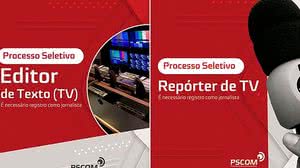 Imagem TV Pajuçara abre processo seletivo para Repórter e Editor de Texto