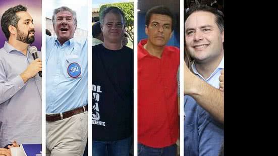 Candidatos ao governo do Estado em 2018 | Divulgação / Arte TNH1