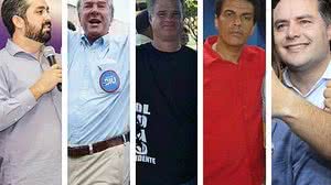 Candidatos ao governo do Estado em 2018 | Divulgação / Arte TNH1