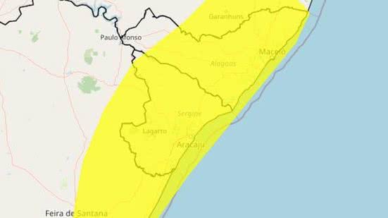 Há possibilidades de alagamentos e pequenos deslizamentos em áreas de risco | Foto: Reprodução