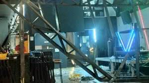 Mezanino que funcionava como camarote desabou durante show no DF | Foto: Divulgação/Corpo de Bombeiros do DF