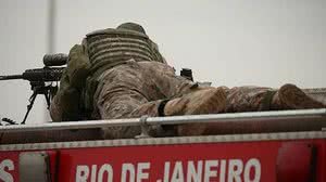 Bope posiciona atiradores de elite na Ponte | Reprodução / Extra Online