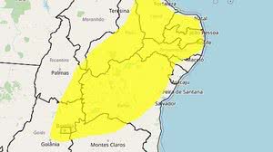 Reprodução / Inmet