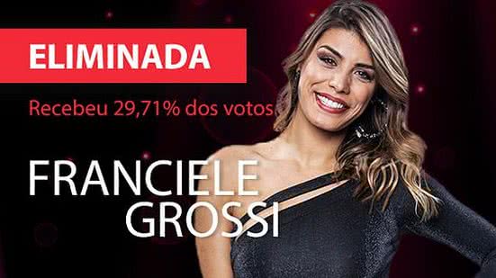Imagem Franciele Grossi é a segunda eliminada do Dancing Brasil