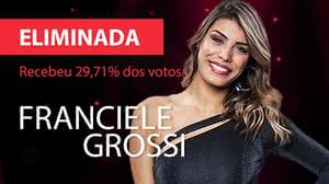 Imagem Franciele Grossi é a segunda eliminada do Dancing Brasil