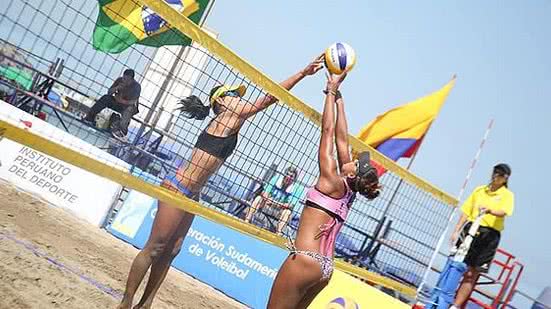 Imagem Vôlei de Praia: duplas brasileiras avançam às semifinais da etapa de Lima