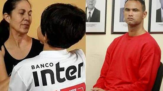 Bruninho com a avó; o menino é torcedor do São Paulo como a mãe | Reprodução