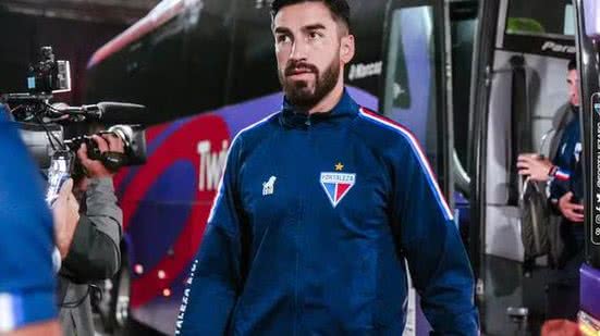 Lucero antes do jogo Vasco x Fortaleza | Crédito: Matheus Amorim / FEC