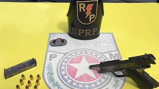 Mais uma arma de fogo foi apreendida pela polícia em Alagoas | Cortesia PM