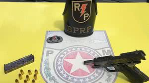 Mais uma arma de fogo foi apreendida pela polícia em Alagoas | Cortesia PM