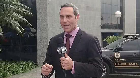 Marcelo Carrião, repórter e apresentador, foi preso em flagrante com drogas em Santos (SP) | Foto: Reprodução