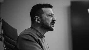 O presidente ucraniano, Volodymyr Zelensky | Francisco Proner / Folhapress