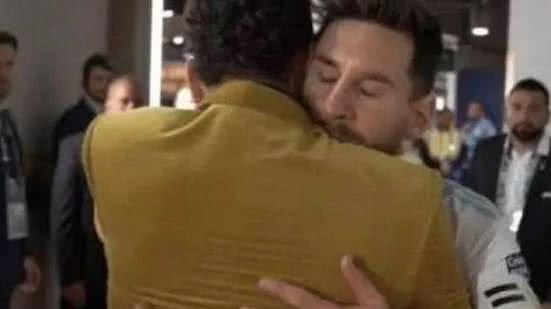 Neymar e Messi no Mineirão | CBF TV/Reprodução