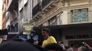 O momento da agressão | Reprodução