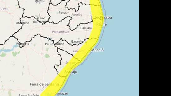 Foto: Reprodução/Inmet