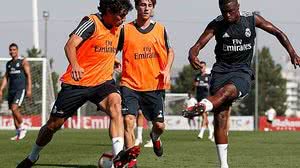 Vinicius Junior treinou com o elenco principal na sexta | Divulgação/Real Madrid