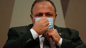 Ex-ministro da Saúde Eduardo Pazuello presta depoimento aos senadores na CPI da Covid | Foto: Pedro Ladeira/Folhapress