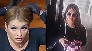 Suspeita do furto foi presa | Reprodução / TV Globo