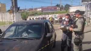 Equipes do Instituto de Criminalística (IC) estiveram no local fazendo o trabalho de perícia | Foto: Reprodução