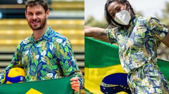 Imagem Olimpíada: Bruninho e Ketleyn Quadros serão porta-bandeiras do Brasil