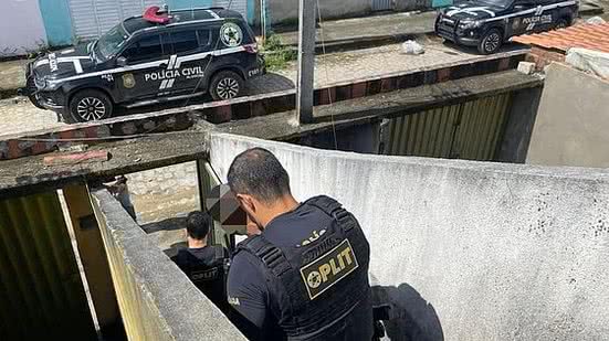 Suspeito foi presio em flagrante no Cidade Universitária | Foto: Cortesia / Ascom PC