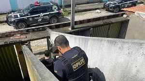 Suspeito foi presio em flagrante no Cidade Universitária | Foto: Cortesia / Ascom PC