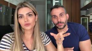 Kelly Key fez vídeo com o marido para explica acordo | Reprodução / YouTube
