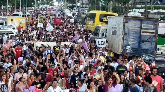 Manifestantes lotaram a orla de Maceió | Cortesia ao TNH1