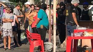 Três policiais são executados em bar em Fortaleza | Reprodução / TV Verdes Mares