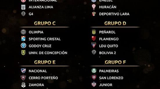 Grupos da Libertadores 2019 foram sorteados | Divulgação / Conmebol