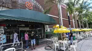 Bares do Mercado Central usavam parte da rua para mais distanciamento | Uarlen Valério