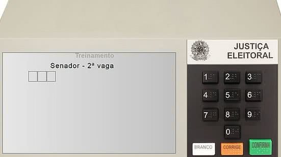 Votação para o Senado acontece de forma diferente este ano | Ilustração/ TSE