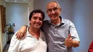 Fábio Tuffy Felippe ao lado do pai, o vereador Jorge Felippe | Reprodução